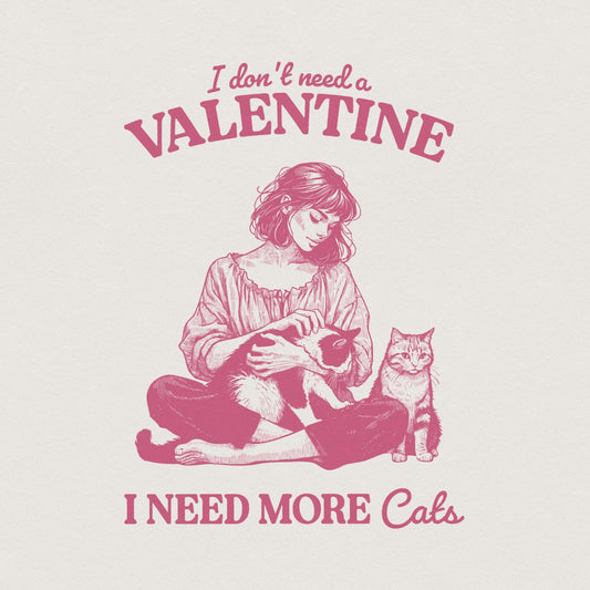Valentine Cat PNG, Funny Valentine png - 300 DPI Design for T-Shirt