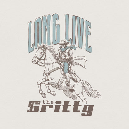 The Gritty PNG, Transparent Western Cowboy - 300 DPI Design for T-Shirt
