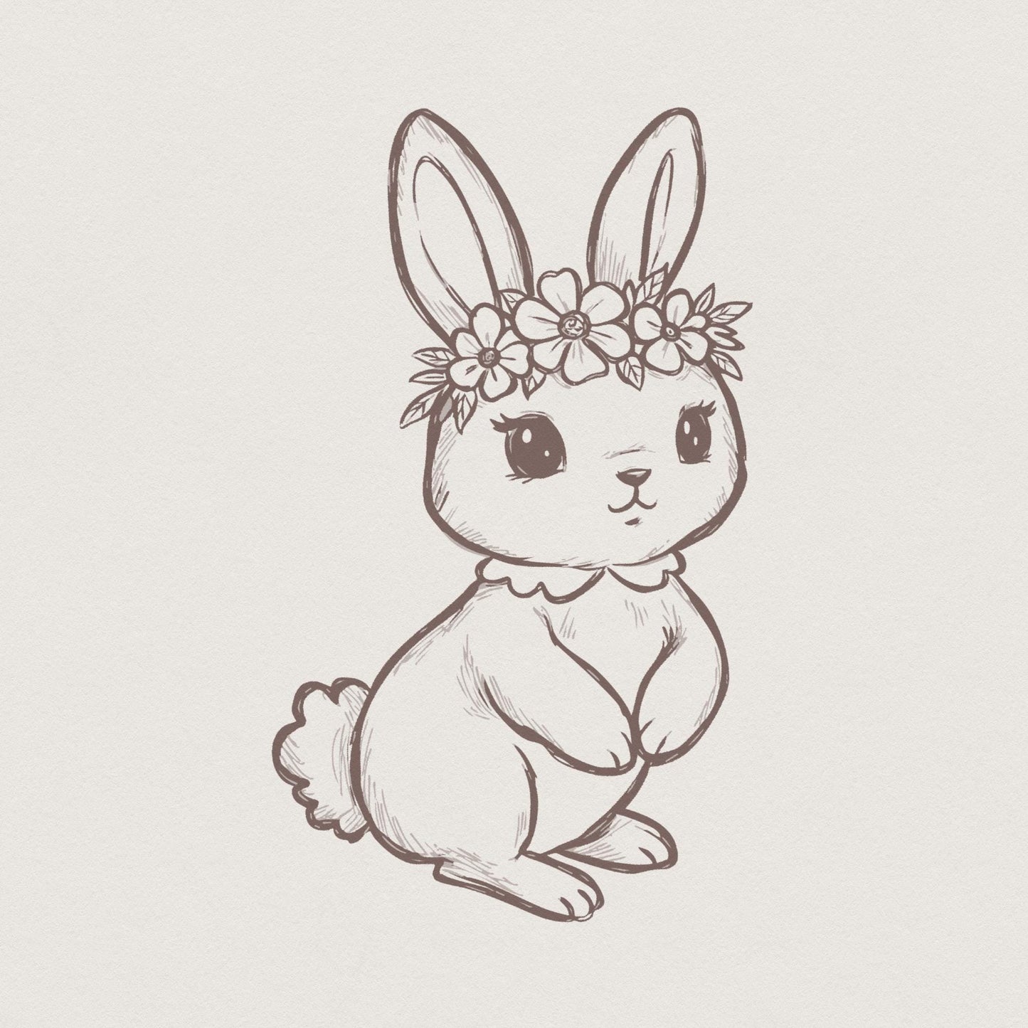 Western Bunny PNG, Easter Bunny - 300 DPI Design for T-Shirt