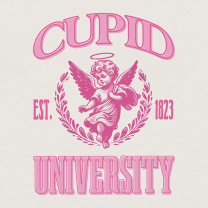 Cupid University PNG, Valentine PNG, Valentines Day T Shirt Design