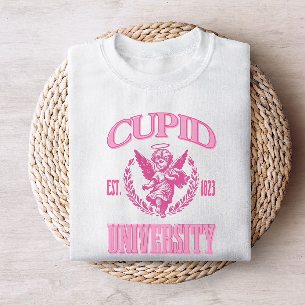 Cupid University PNG, Valentine PNG, Valentines Day T Shirt Design