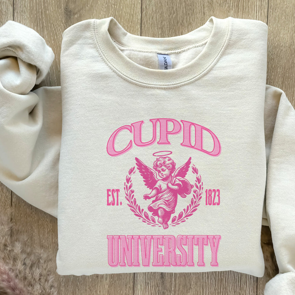 Cupid University PNG, Valentine PNG, Valentines Day T Shirt Design